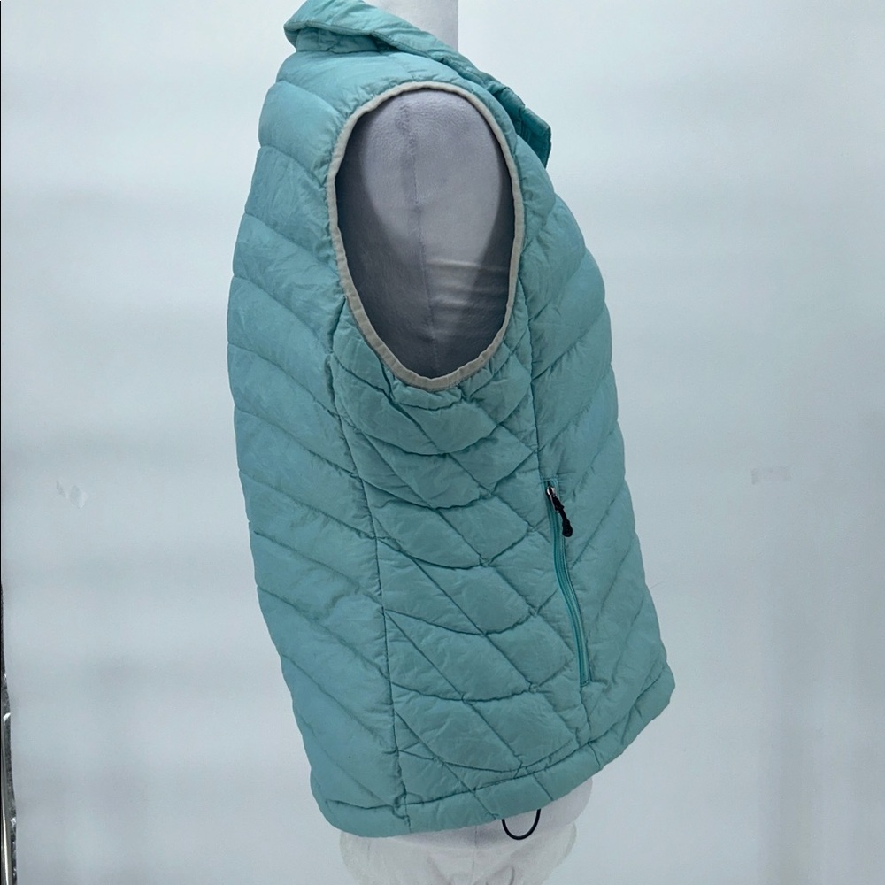 Patagonia Womens Down Sweater Vest Medium Light Blue Puffer - Picture 4 of 12